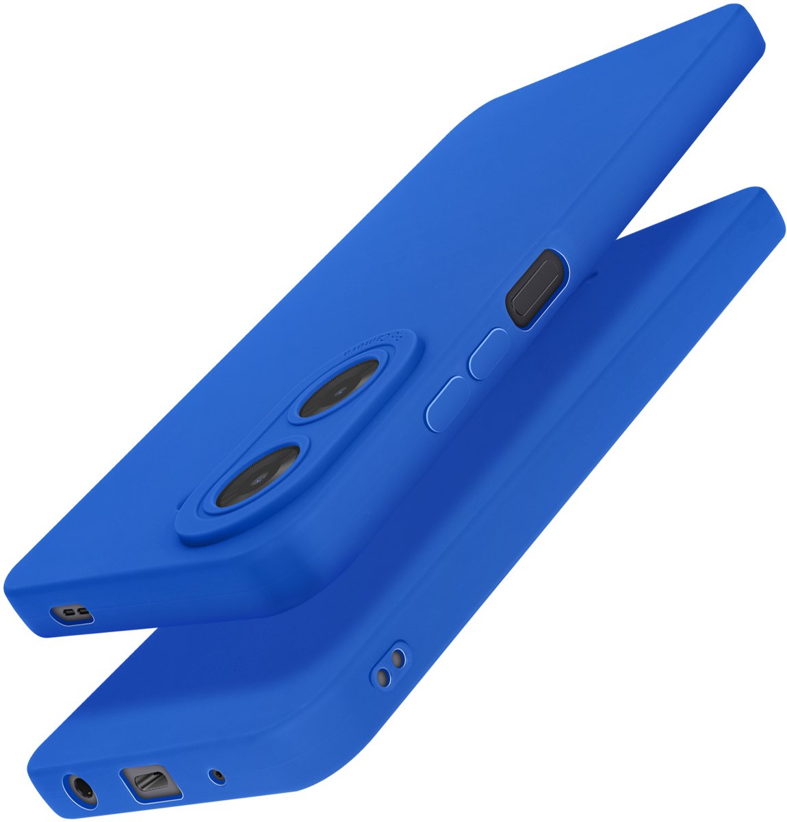 Avizar Dekking Geschikt voor Xiaomi Redmi A5 Silicone Glad Camera Blok Beschermd, Blauw
