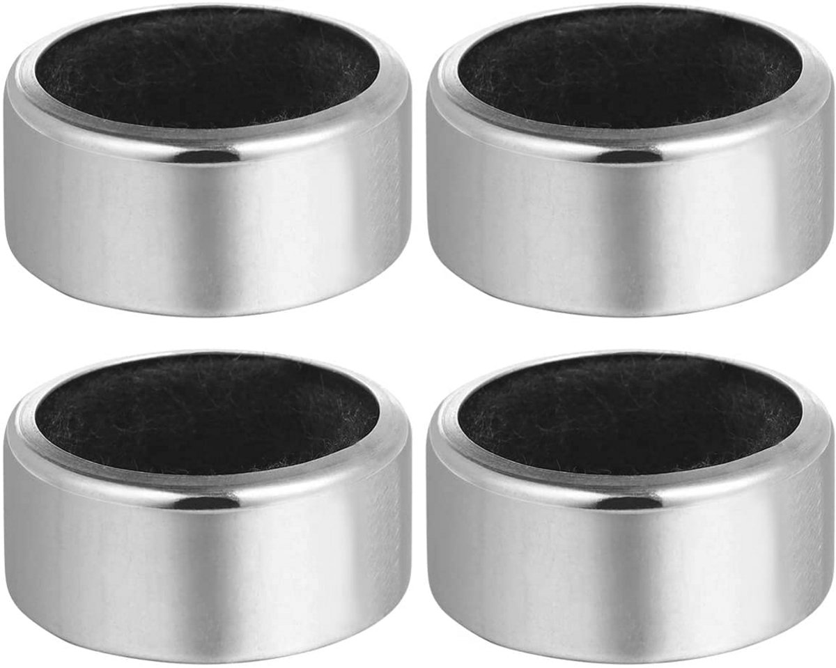 4 stuks roestvrijstalen druppelringen - Herbruikbare en lekvrije wijnaccessoires