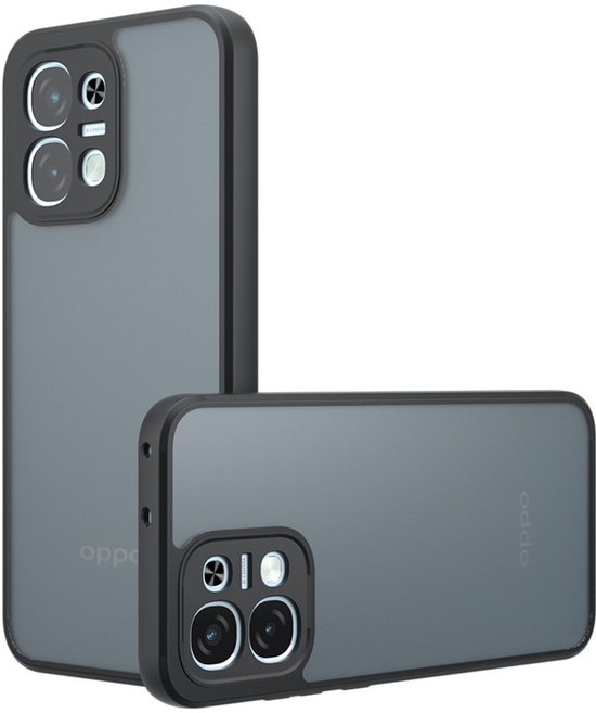 Housse Coverup - Convient pour Housse OPPO A6 Pro 5G - Coverup Back Cover Mat Transparente avec Camera Cover - Zwart