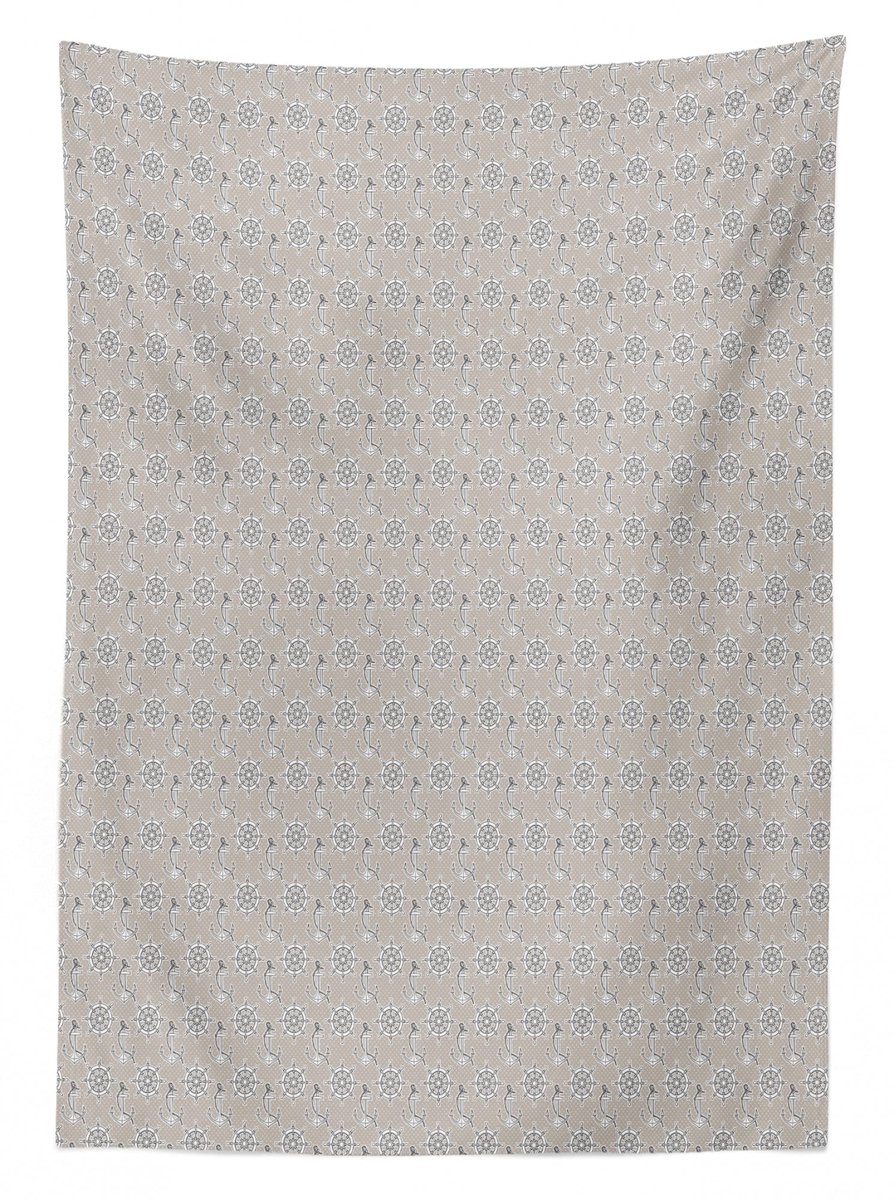 Nautisch tafelkleed – Anker & Schip – 140x170 cm – satijn