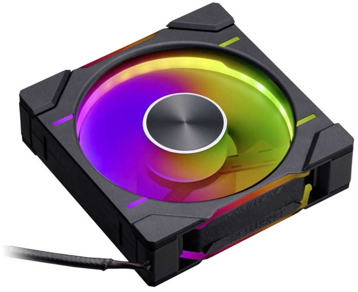 Phanteks D30 PWM Regular Airflow D-RGB PC-ventilator Zwart – 120 x 120 x 30 mm