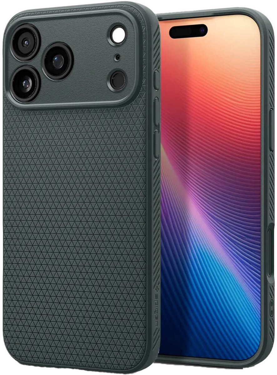 Spigen Liquid Air Hoesje Voor Iphone 17 Pro Anti-Slip Telefoonbescherming