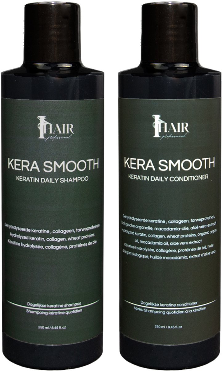 Keratin Daily Shampoo & Conditioner 2x250 ml