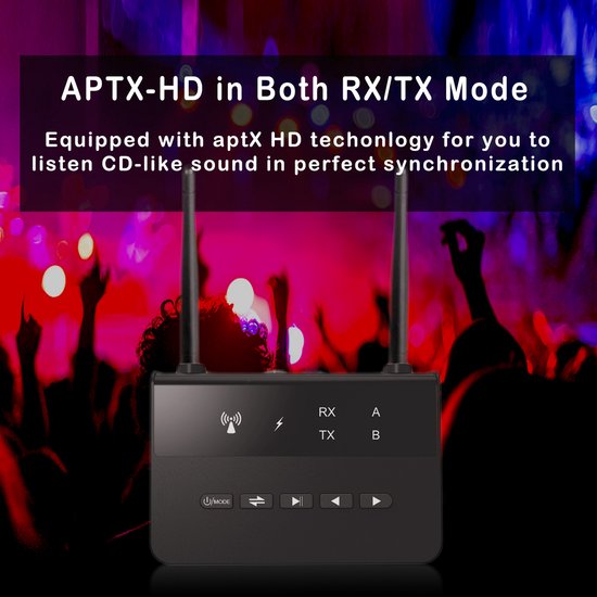 Bluetooth transmitter receiver 2 in 1 - 3.5mm aansluiting - 70 meter bereik - geniet van draadloze audio - ShopVlot — afbeelding 5