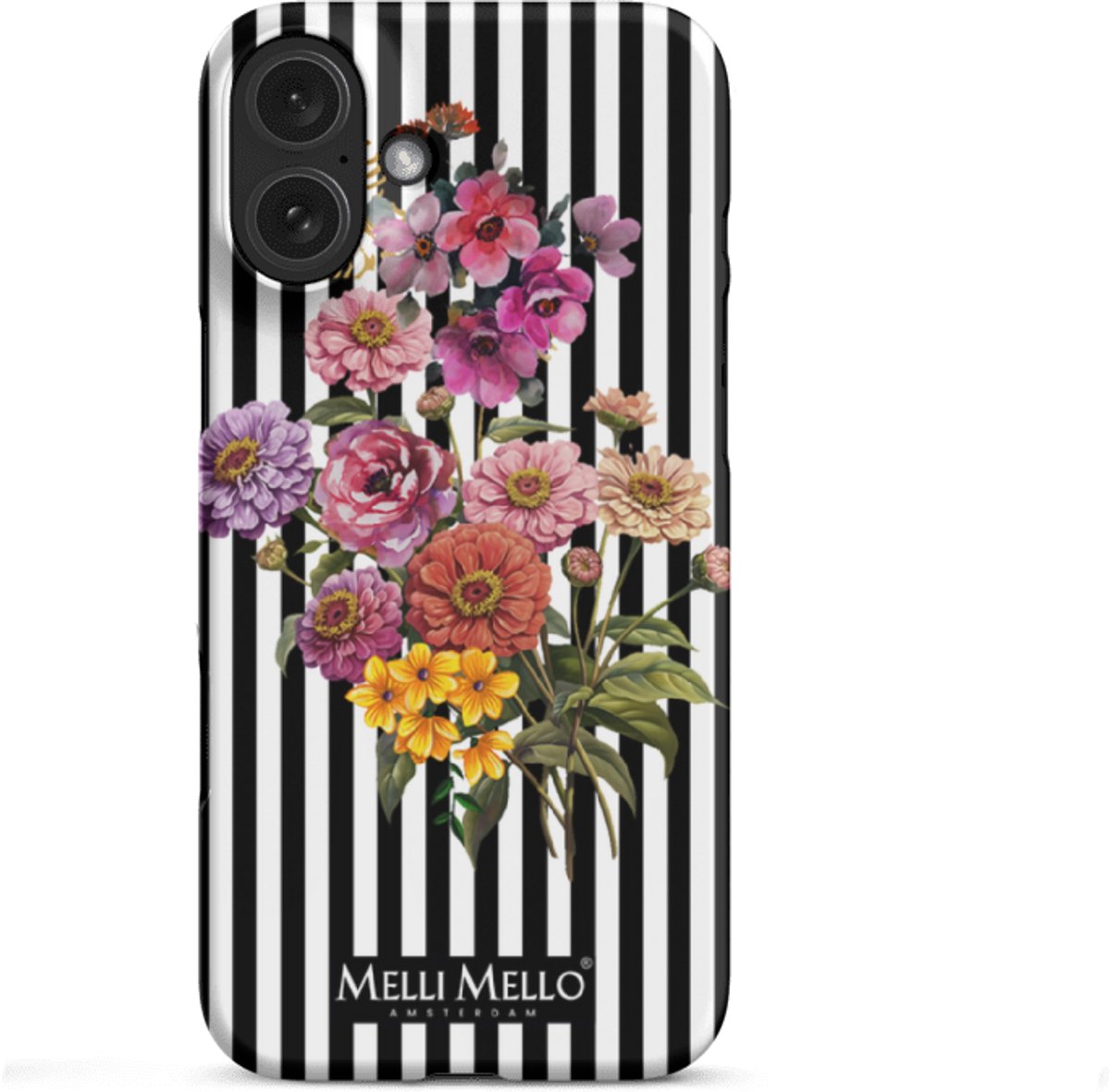 Melli Mello Telefoonhoesje Striped Grace (Hard Case) - Apple iPhone 16 Plus