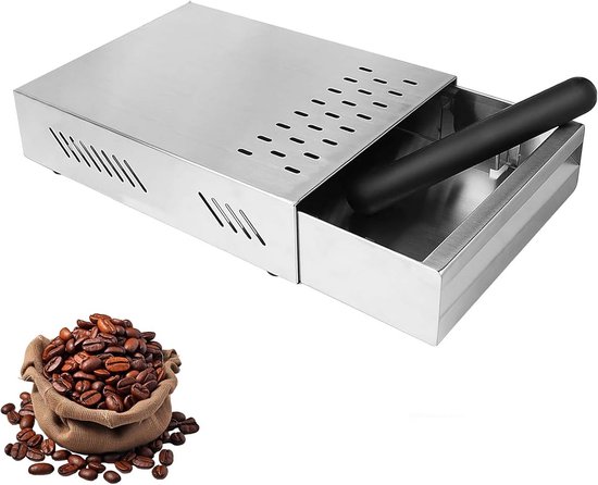 Roestvrij Staal Koffieklopbox - Rubberen Koffiemolen Klopbox Restantpoeder Emmer Verdikte Espresso Set Klopstick Thuis Cafe Shop 71 X 41 X 2 Inch Zwart Roestvrij Staal Koffieklopbox - Rubberen Koffiemolen Klopbox Restantpoeder Emmer Verdikte Espresso Set Klopstick Thuis Cafe Shop 71 X 41 X 2 Inch Zwart