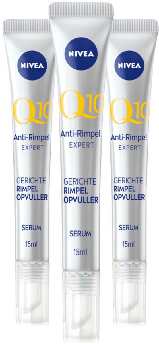 NIVEA Q10 Serum Rimpelopvuller - 3 x 15 ml - Voordeelverpakking