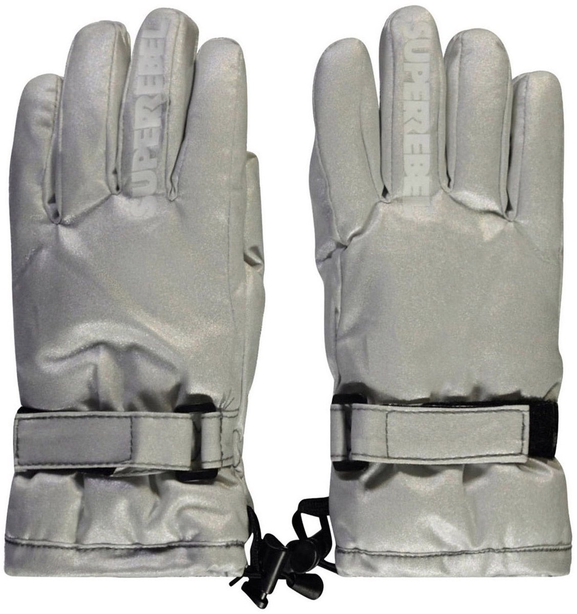 SuperRebel Nutz Ski Handschoenen Zilver