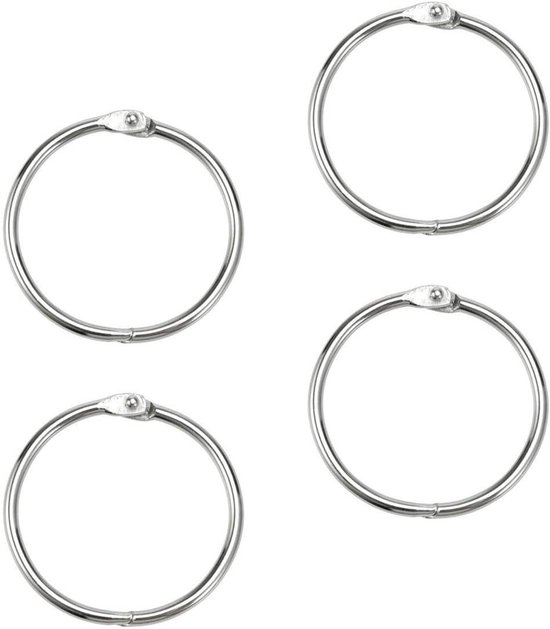 Buchringe, 80 Stück Buchring Buchbinderinge Ringbinder, 25mm Binder Ringe Loseblatt Verbinder Metall Bücher Ringe Heftringe für Schlüsselringe, Scrapbook, Album, Memo-Ablage Buchringe, 80 Stück Buchring Buchbinderinge Ringbinder, 25mm Binder Ringe Loseblatt Verbinder Metall Bücher Ringe Heftringe für Schlüsselringe, Scrapbook, Album, Memo-Ablage