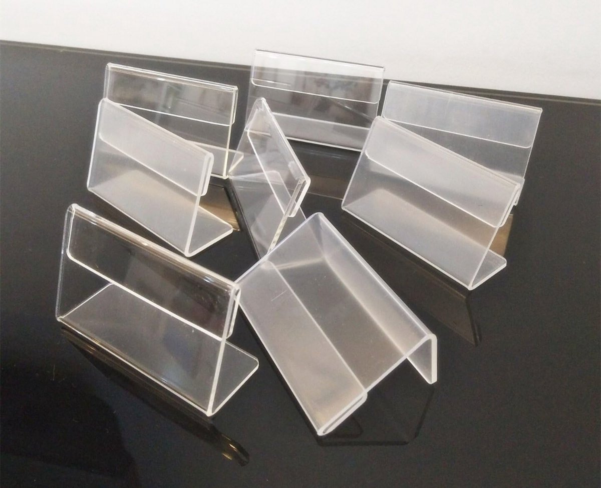 Set van 30 STKS L Vorm Acryl Prijskaartjes en Signaal Displays