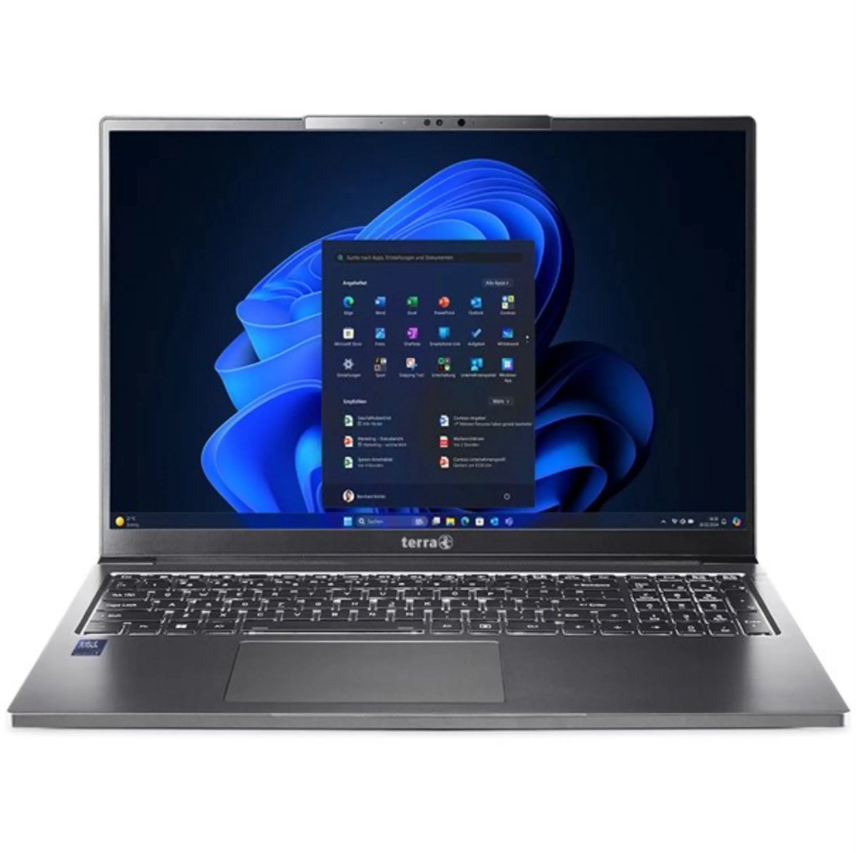 "Terra Mobile 1671 16"" FullHD laptop - Intel Core Ultra 5-125U - 16GB - 500GB M.2 SSD - Windows 11 Pro"