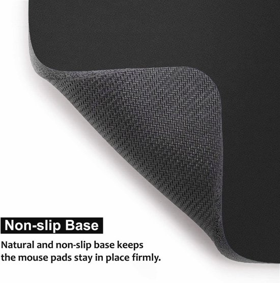 Comfortabele Gaming Muismat Antislip Zwart 200x240x2mm — afbeelding 3