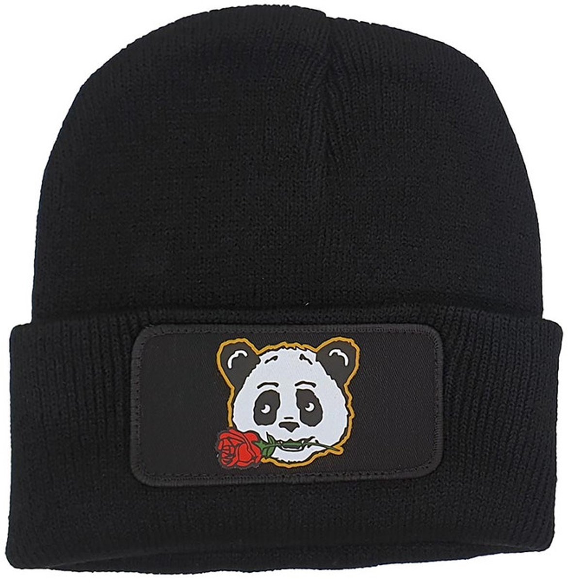 Lauren Rose - Panda Rose - Beanie - Muts - Zwart
