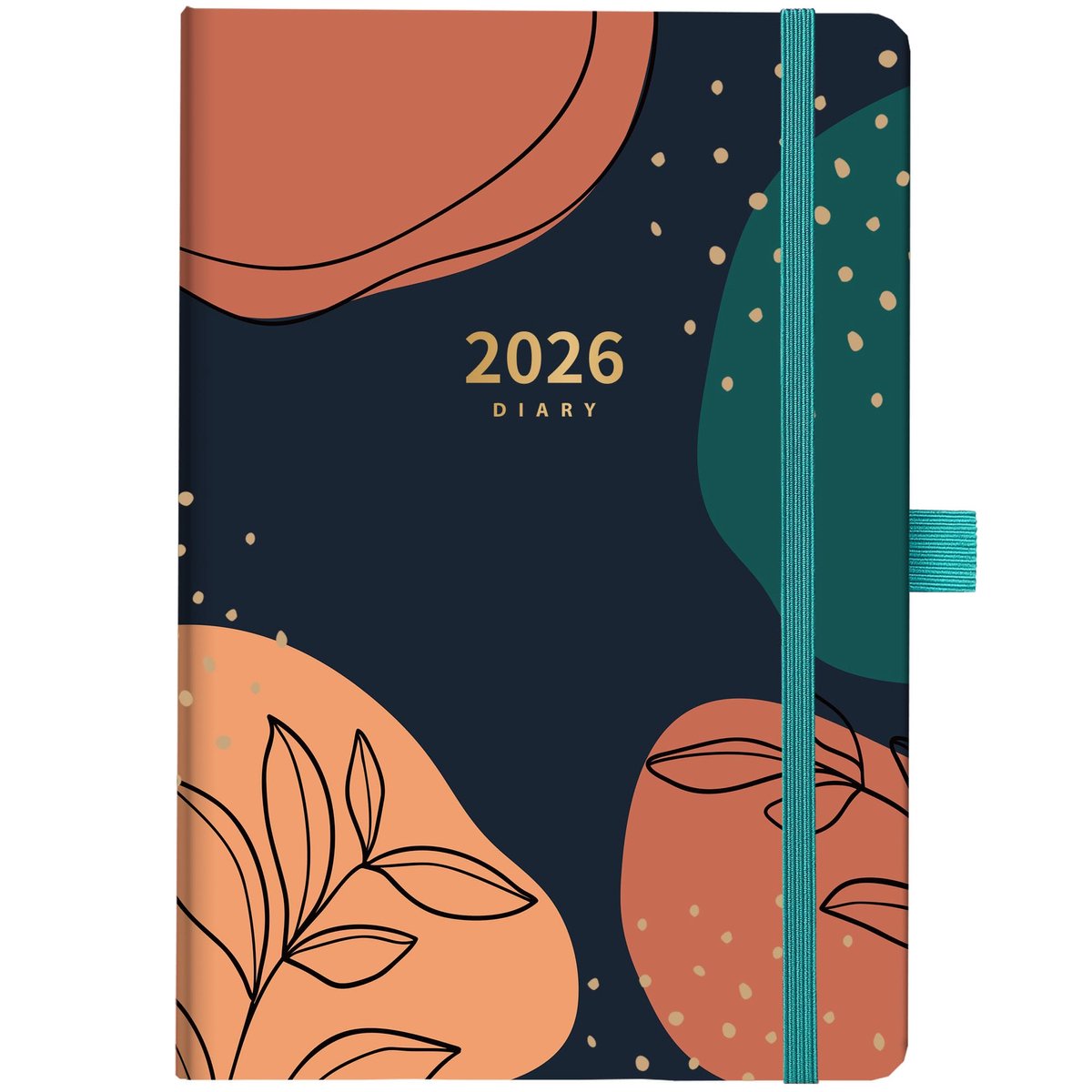 IMPERATORIS® Agenda/Planner/Weekplanner 2026 A5 - Voor Volwassenen en Kinderen - Blauw