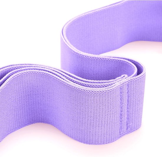 1 Ballet Stretchband - 1,5 m lang - 5 cm breed - Elastische stretchband - Geschikt voor dans, cheerleading, pilates, het verbeteren van de flexibiliteit en het verbeteren van dagelijkse stretcheffecten - Ballet Soft Opening Stretchband - Paars van Merkloos — afbeelding 3