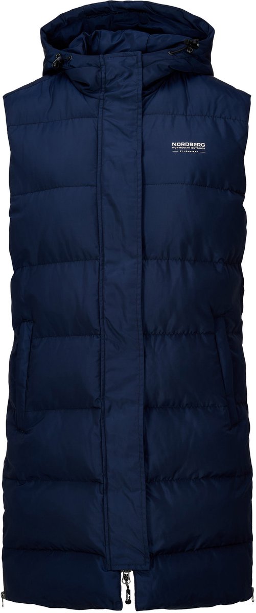 Nordberg Puffy Bodywarmer Helle Dames Blauw