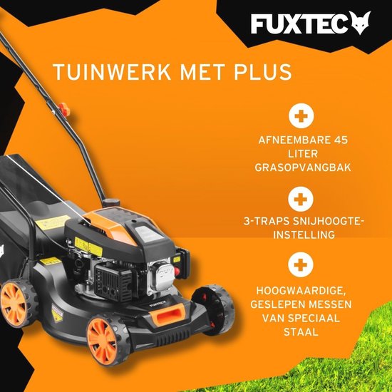 Benzine Grasmaaier 40cm - 1,3kW - Lichtgewicht en Compact — afbeelding 2