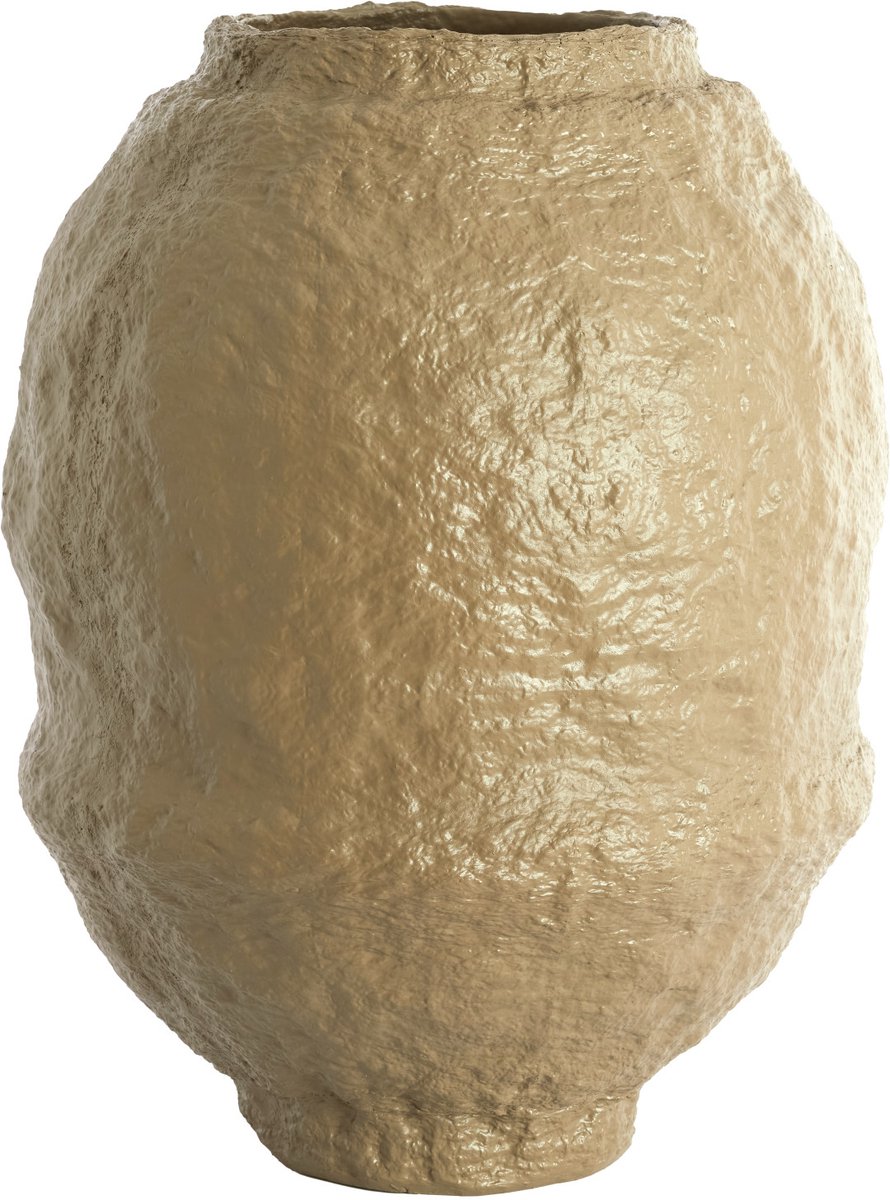 vaas LEANO in taupekleurige matte afwerking – Ø45x60 cm