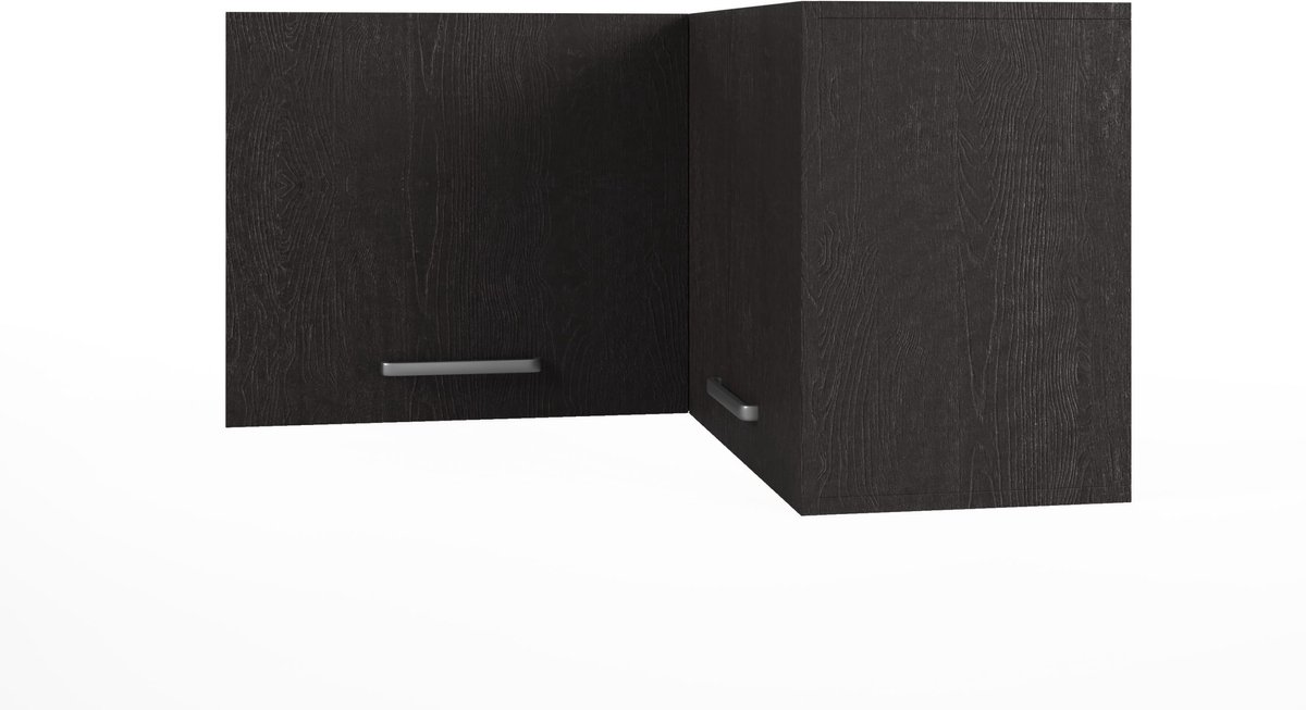 Wasophoogte Keukenkast - Bovenkast keuken - Module O7 - 960(D)*960(B)*530(H) mm - Zwart