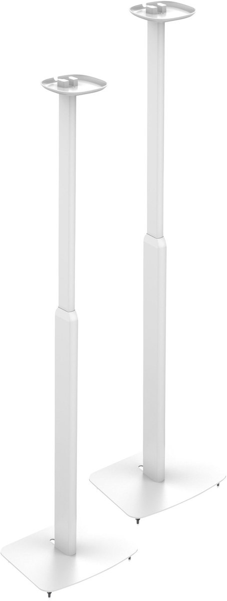 My Wall HS 11 WL Luidsprekerstaander Vloerstandaard, Vast, Staand, Uittrekbaar Afstand vloer-plafond (max.): 1270 mm Wit 1 stuk(s)