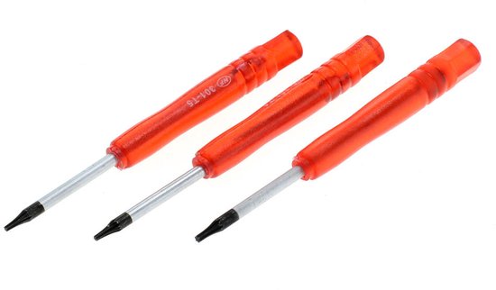Torx schroevendraaier set T4 / T5 / T6