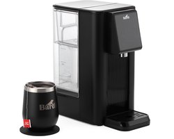 Bardi Instant Heetwaterdispenser 2,7L – 6 Standen – 45-100°C – Touch Bedieningspaneel – Inclusief Thermoscup – Zwart
