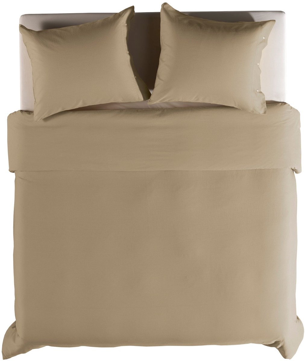 Yellow Dekbedovertrek Cialda - Tweepersoons - 200x200/220 cm - Pale Khaki