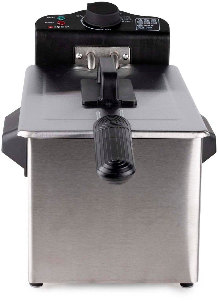 Küken 33407 RVS friteuse 3L 2000W met thermostaat en mand Küken 33407 RVS friteuse 3L 2000W met thermostaat en mand