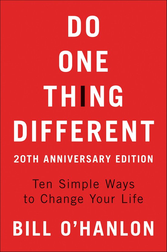 Do One Thing Different - cover
