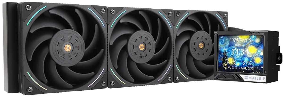 Thermalright Mjolnir Vision 360 Black ARGB 360mm Intel-AMD Compatibele CPU Waterkoeler