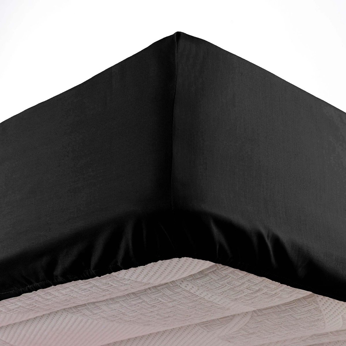 Stunq® Zacht en Comfortabel Spannbettlaken van Microvezel in Zwart - 140 x 190 cm