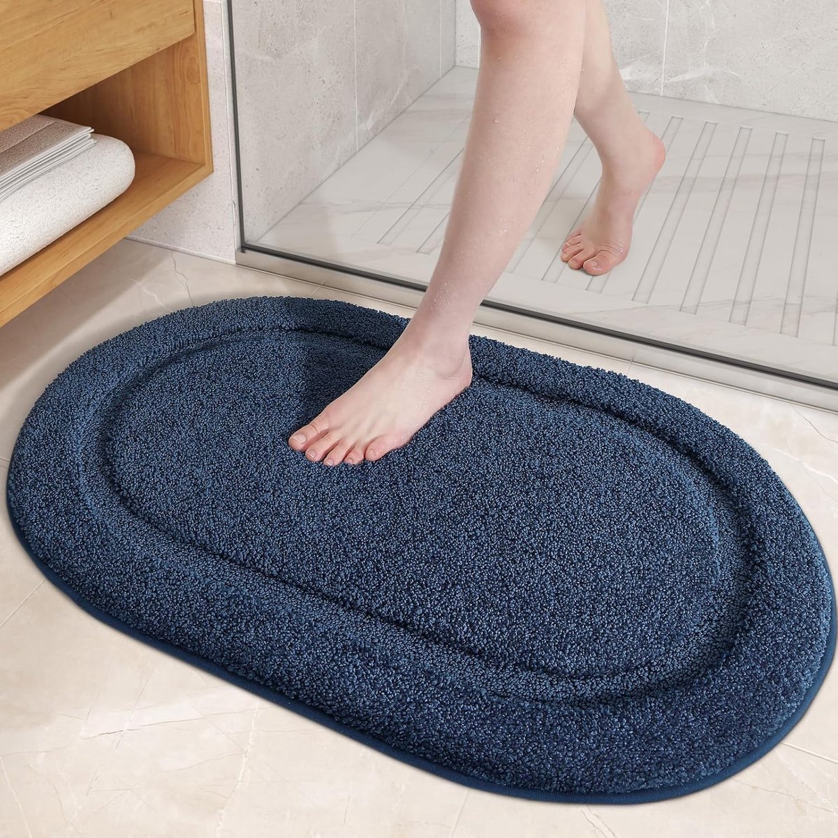 Stunq® Zachte en Veilig Absorberende Dweilmat Blauw 40x60 cm - Premium Microvezel