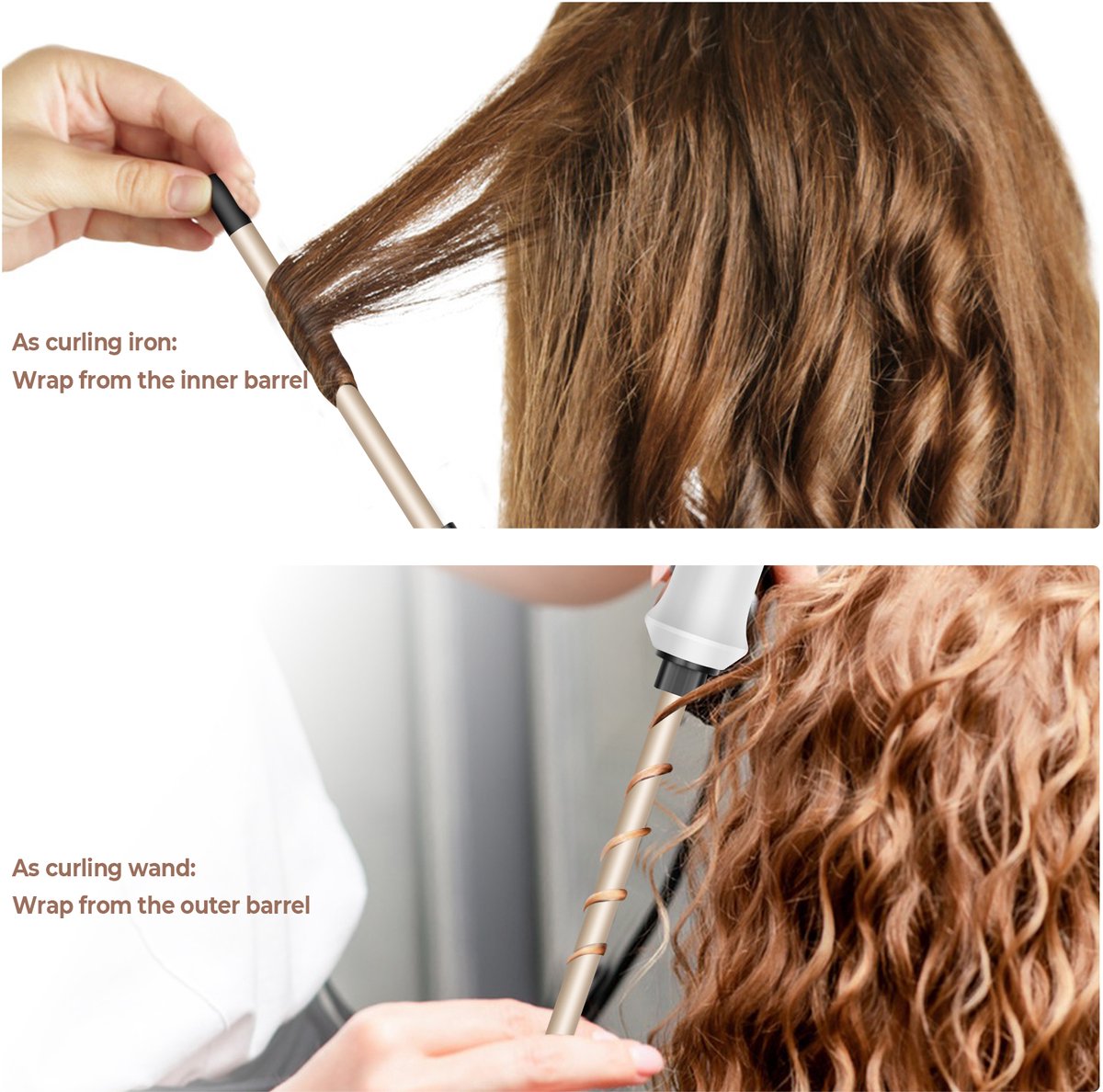 Mini 9mm Krultang Keramisch Elektrisch Stylingtool - afbeelding 2