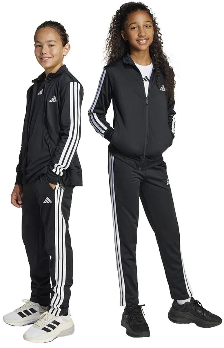 Adidas Essentials 3 Stripes Climacool Trainingspak 15-16 Years Kinderen Zwart