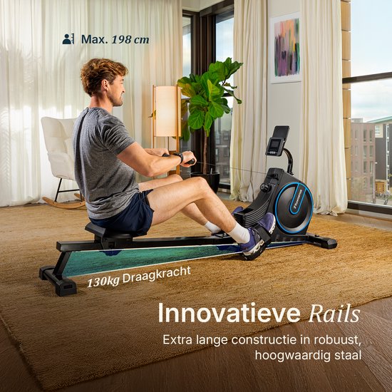 Flowsense Roeimachine - Inklapbaar Roeiapparaat- Geluidsstil ...