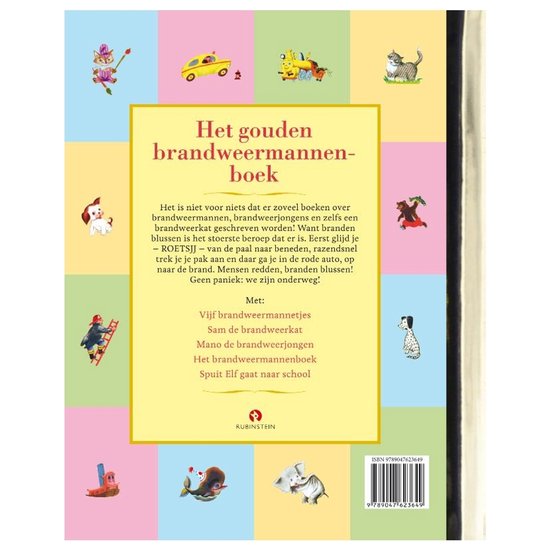 Gouden Voorleesboeken - Het Gouden Brandweermannenboek - cover