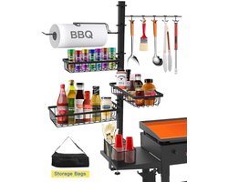 BBQ Caddy voor Buiten - Keuken Accessoires voor Barbecue, Camping en Picknick