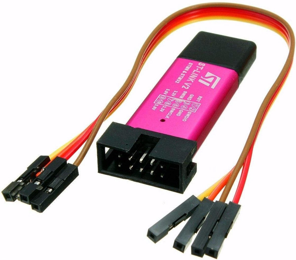 STM32F103C8T6 Emulator Downloader voor STM8 en STM32 - Programmeer en Debug met DuPont Draden
