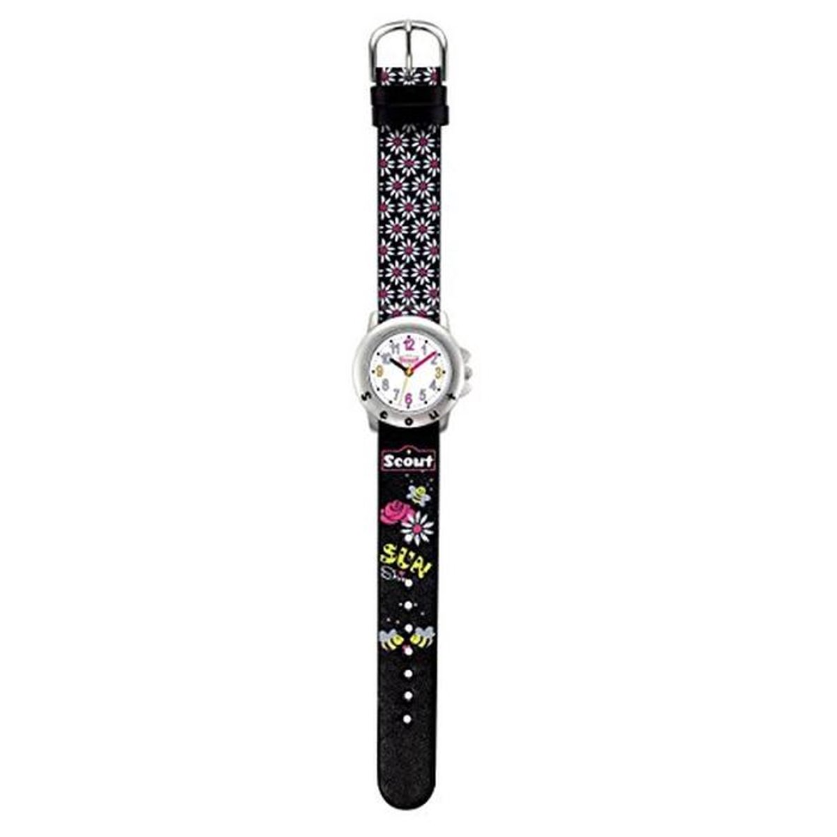 Meisjeshorloge kinderhorloge polshorloge kleurrijke armband leerhorloge