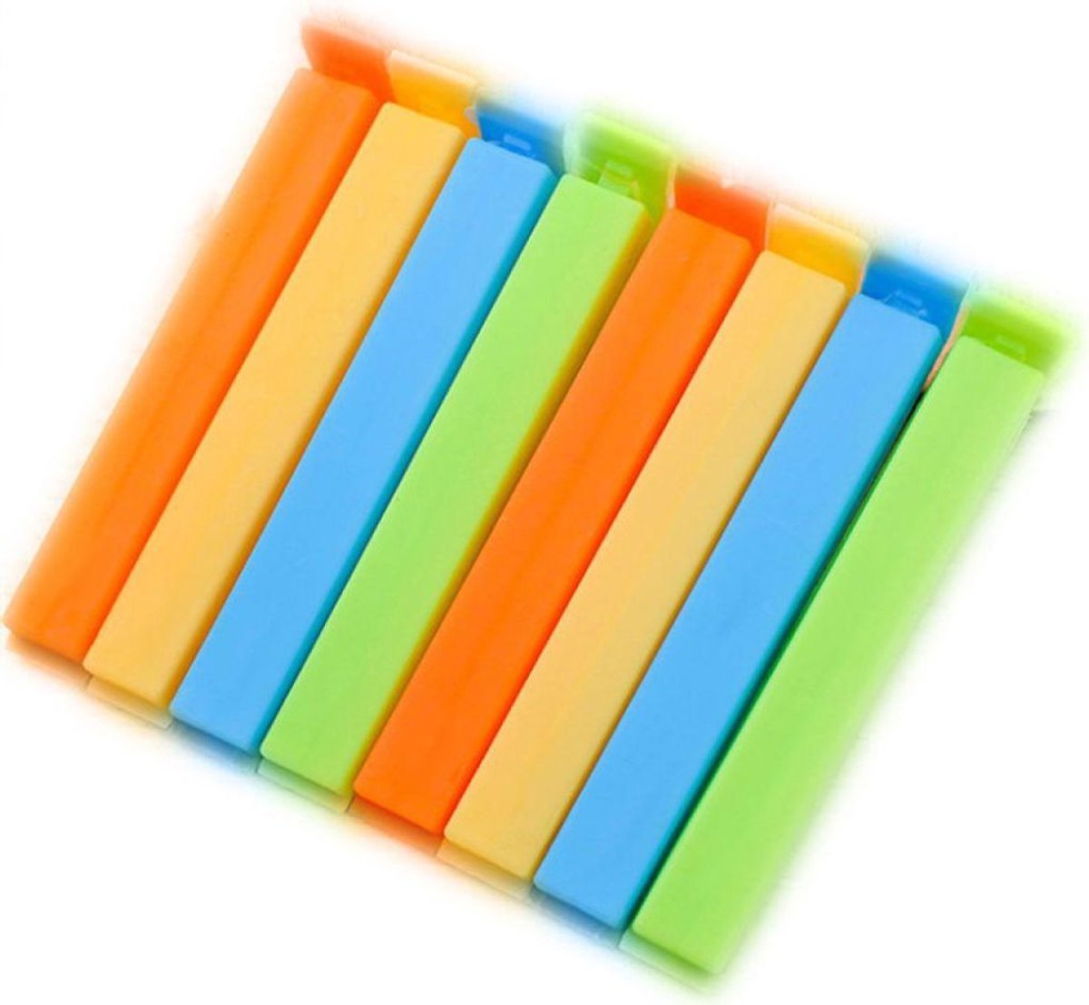 30 kleurrijke zaksluitclips (willekeurige kleuren)