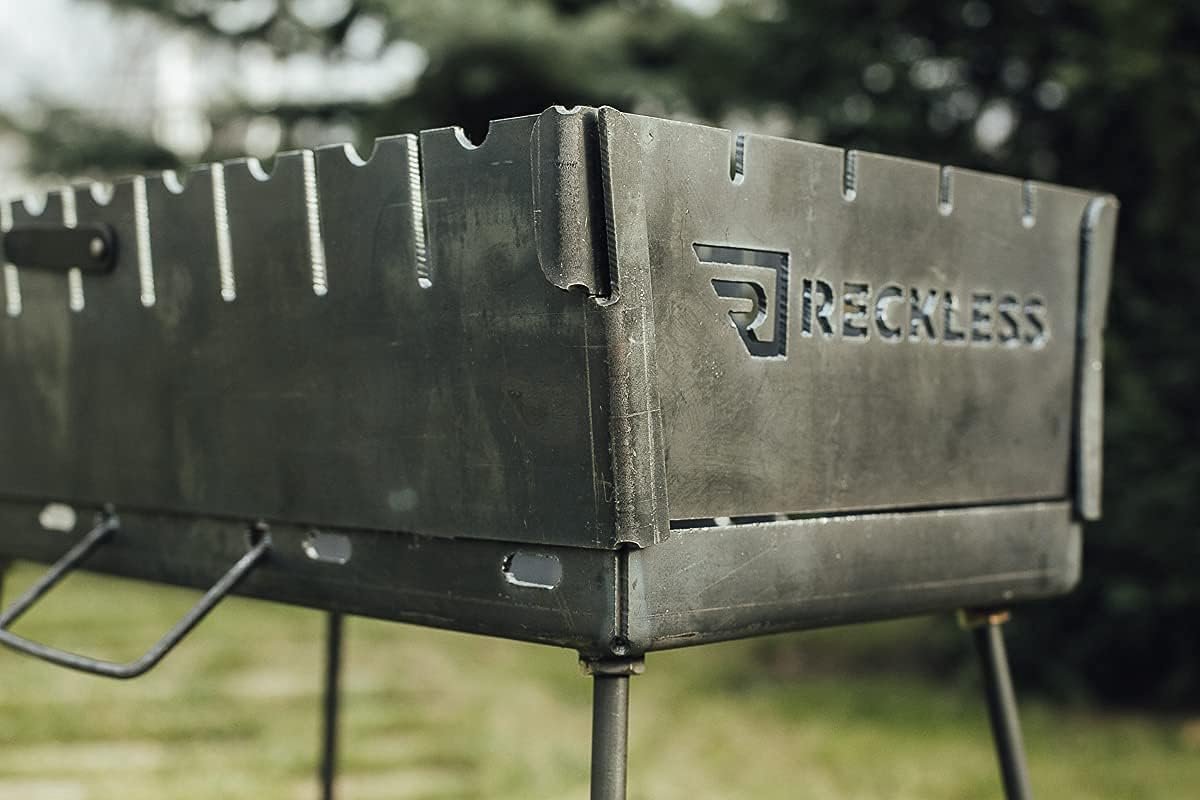 Draagbare BBQ Koffer voor 12 Spiesen - Ideaal voor Shish Kebab en Grillen