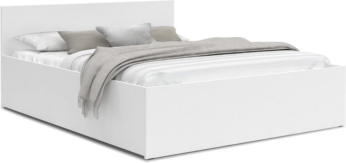 Eenpersoonsbed 120x200 met Opbergruimte en Opklapbare Lattenbodem – Modern en Functioneel