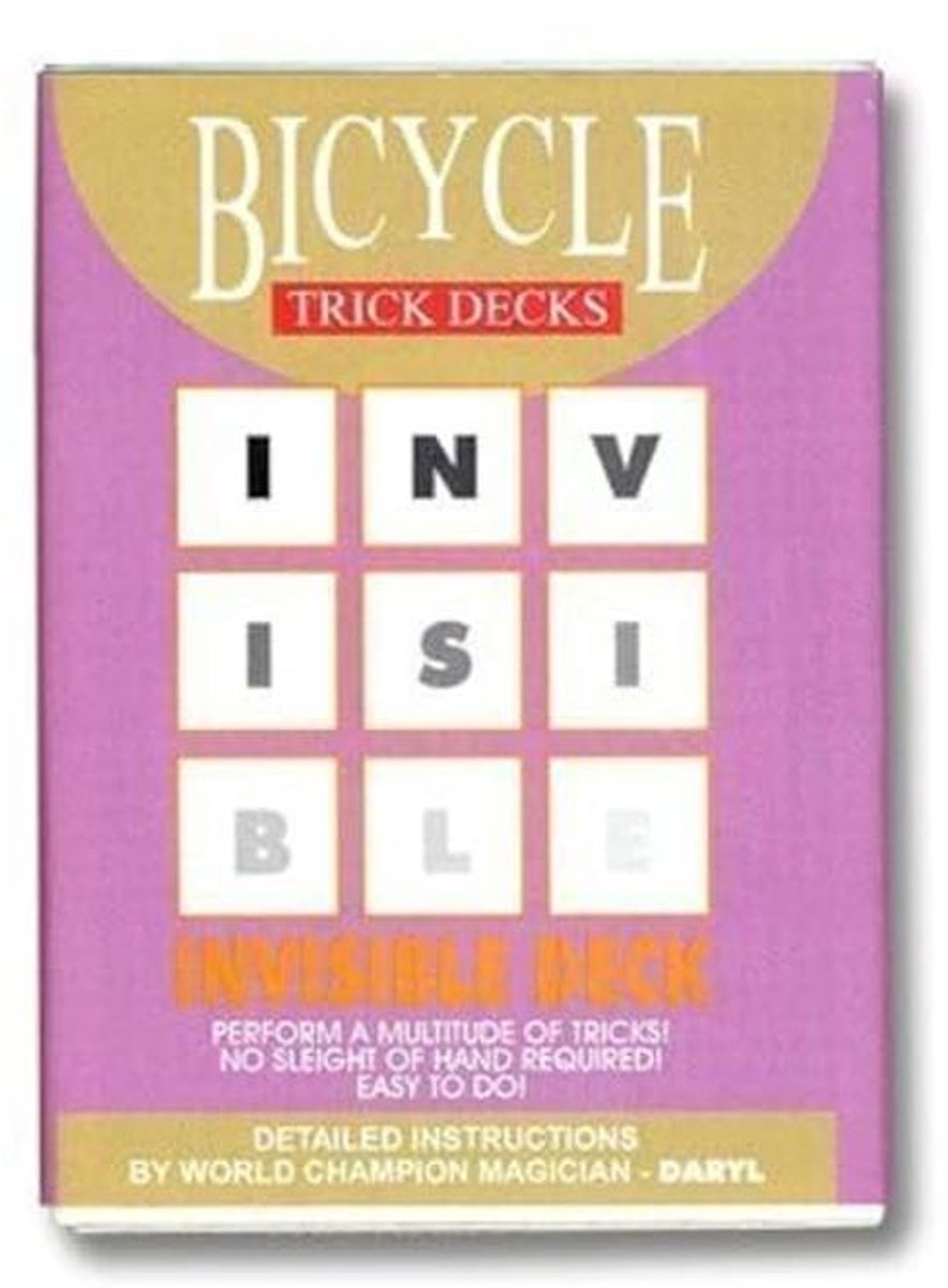 Onzichtbaar Dek Fietskaarten - Magische Effecten en Instructies