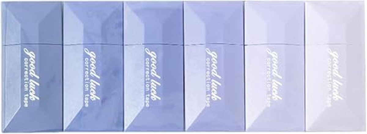 Correctieroller Set van 6 - Mini Correctiemuizen met Kleurverloop