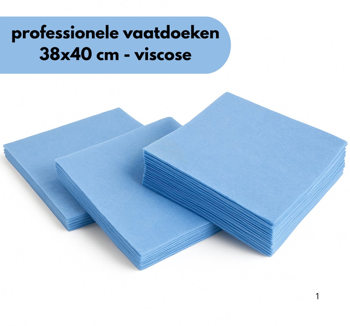 KURTT - Viscose Vaatdoek Set 50 Stuks - Sterk Absorberende sopdoeken- Vaatdoeken Wasbaar - 38 x 40 cm