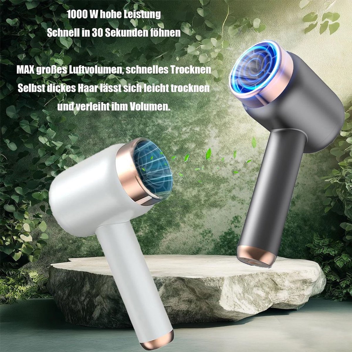 Draadloze föhn, 1000W negatieve ionen föhn, 3 - afbeelding 3