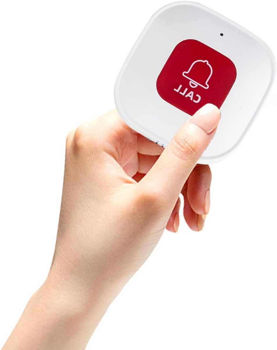 Draadloze Oproepknop voor Zorg of Restaurant - SOS Alarm & Pager Systeem
