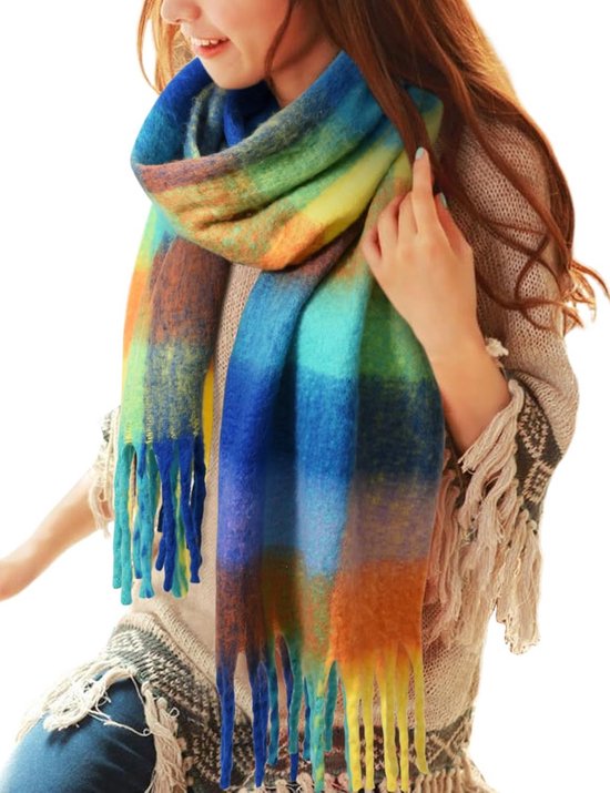 Longwu Dames Zachte Kasjmier Wollen Sjaal Grote Pashminas-sjaal en Wrap Warm Stola Deken Longwu Dames Zachte Kasjmier Wollen Sjaal Grote Pashminas-sjaal en Wrap Warm Stola Deken