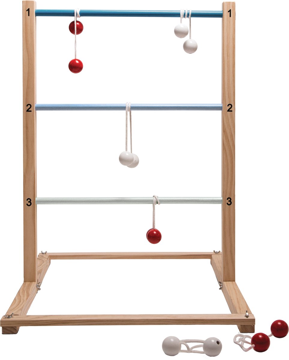 BS Toys Slingerspel - Werpspel voor Kinderen en Volwassenen - Hout - Slingerspel - Laddergolf - Buitenspeelgoed - Buitenspel - Werpspel - Buitenspeelgoed - Buitenspel - Buiten Spellen - Tuin Speelgoed — afbeelding 7