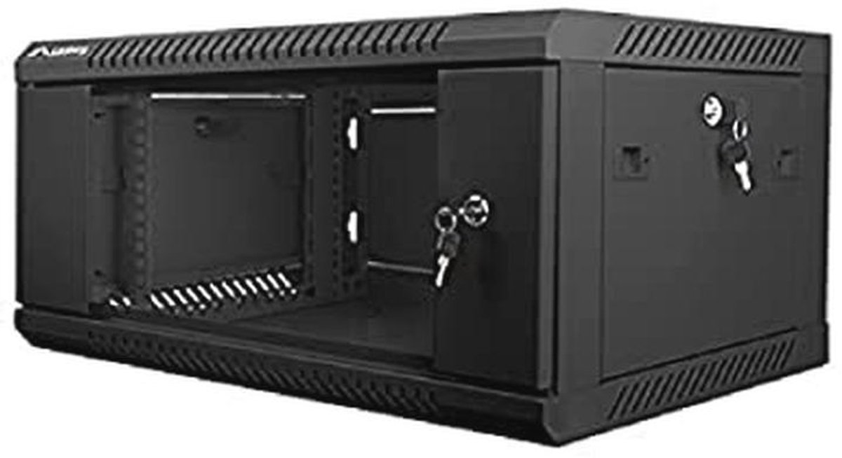 4U Rackkast 600x450x279 tot 60 kg zwart voor Serverruimte en IT Installaties